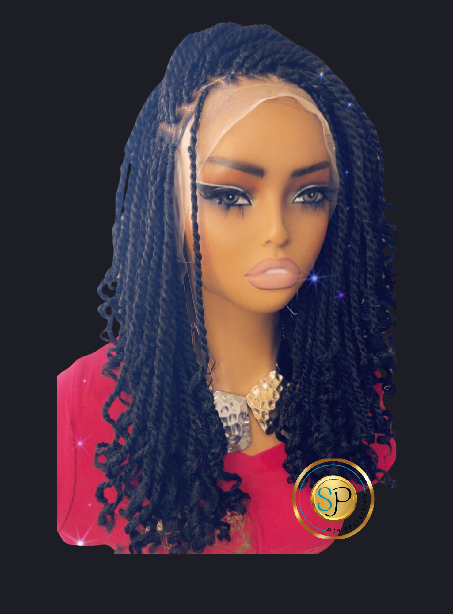 Kinky Twist Wig Frontal