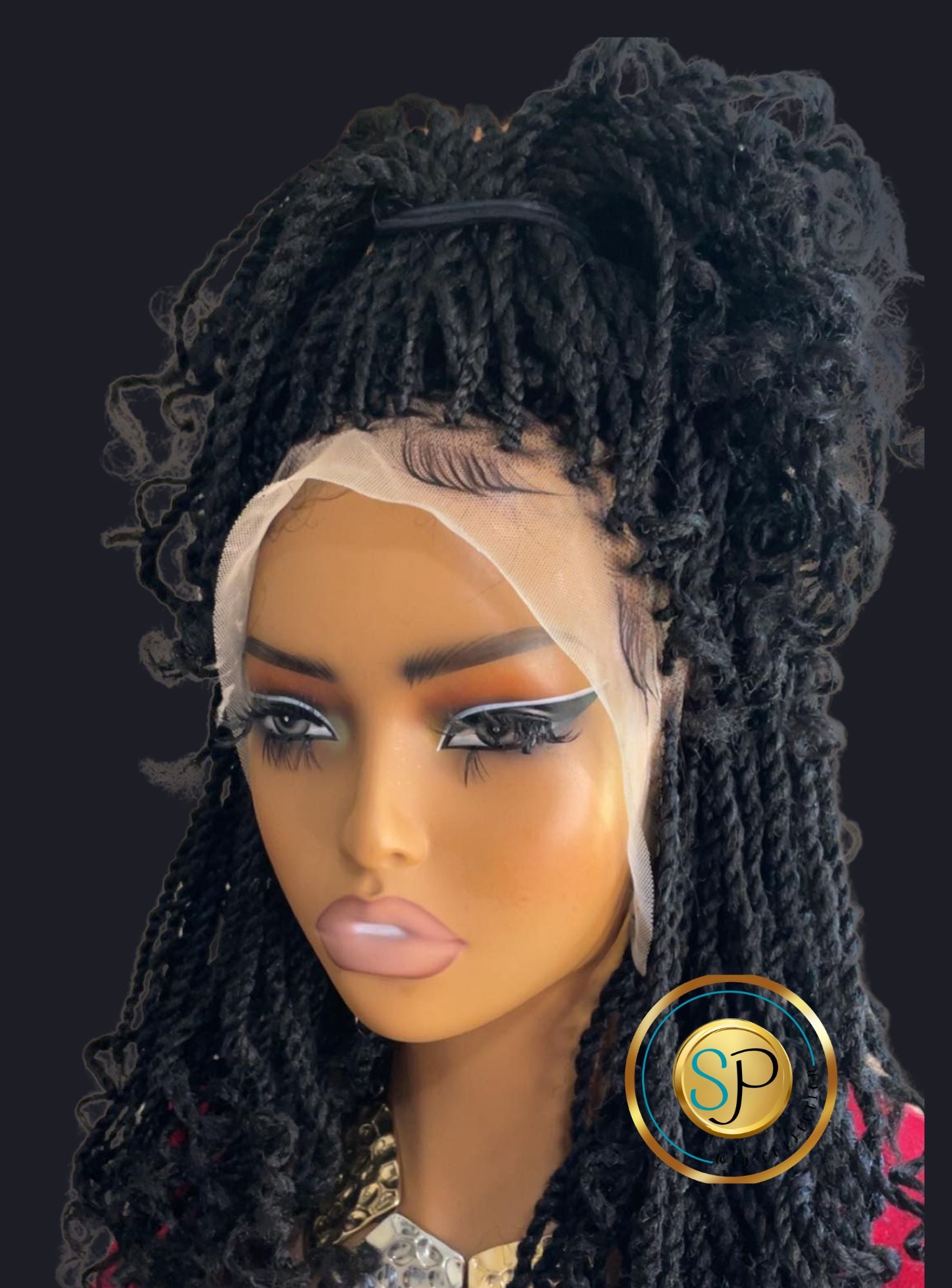 Kinky Twist Wig Frontal